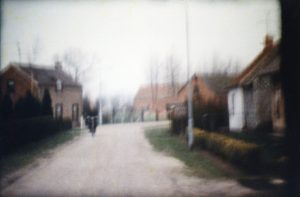 Een deel van de horizon / A part of the horizon. Still from Super8 movie 'Horizon Route, 1980'