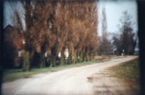 Een deel van de horizon / A part of the horizon. Still from Super8 movie 'Horizon Route, 1980'