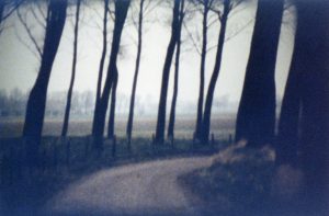 Een deel van de horizon / A part of the horizon. Still from Super8 movie 'Horizon Route, 1980'