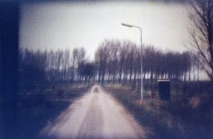 Een deel van de horizon / A part of the horizon. Still from Super8 movie 'Horizon Route, 1980'