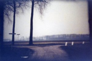 Een deel van de horizon / A part of the horizon. Still from Super8 movie 'Horizon Route, 1980'