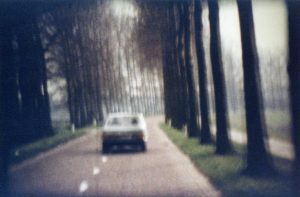 Een deel van de horizon / A part of the horizon. Still from Super8 movie 'Horizon Route, 1980'