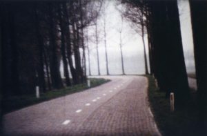 Een deel van de horizon / A part of the horizon. Still from Super8 movie 'Horizon Route, 1980'