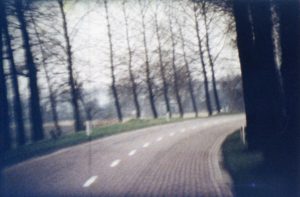 Een deel van de horizon / A part of the horizon. Still from Super8 movie 'Horizon Route, 1980'