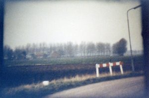 Een deel van de horizon / A part of the horizon. Still from Super8 movie 'Horizon Route, 1980'