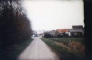 Een deel van de horizon / A part of the horizon. Still from Super8 movie 'Horizon Route, 1980'