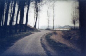 Een deel van de horizon / A part of the horizon. Still from Super8 movie 'Horizon Route, 1980'