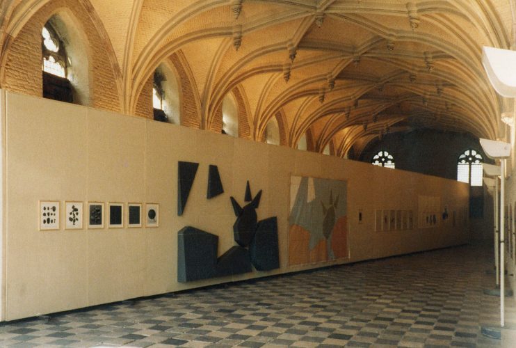 "(prenten)tentoonstelling een installatie", 1982