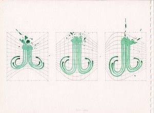 Sketchbook 1990  28,1 x 37,9 cm  14 pages  33 drawings