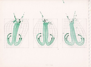 Sketchbook 1990  28,1 x 37,9 cm  14 pages  33 drawings