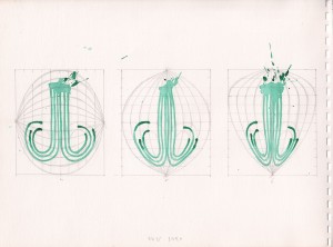 Sketchbook 1990  28,1 x 37,9 cm  14 pages  33 drawings