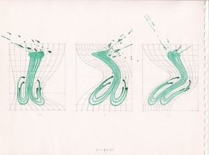 Sketchbook 1990  28,1 x 37,9 cm  14 pages  33 drawings