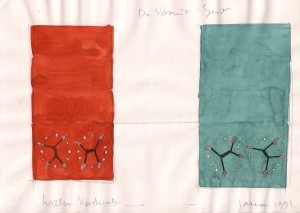 Studie De Vooruit, Gent  29,5 x 41,5 cm