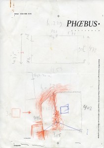 1991 Study for exhibition in Phoebus gallery,Rotterdam
29,7 x 21 cm