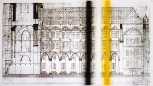 Kleurstudie voor Passie, 2002. Centrum Nieuwe Muziek, Grote Kerk Veere.