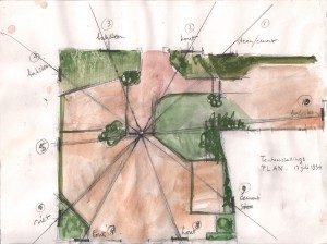 Garden exhibition plan 24 x 32 cm