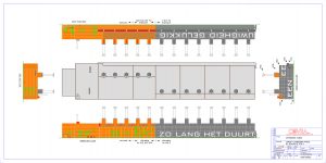 Ontwerp voor uitbreiding HABOG met 2 compartimenten in 2100